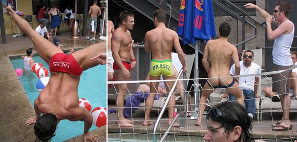 The Boys of RandyBlue.com danced live for Memorial Day Weekend at Faces in Sacramento, California