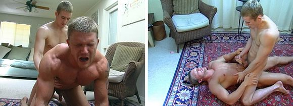 Mason Wyler and muscled Marcus Flip Flop Fuck