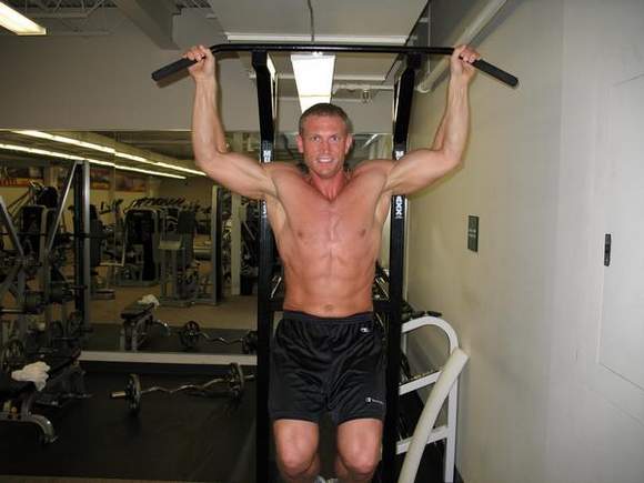 David Dakota working out