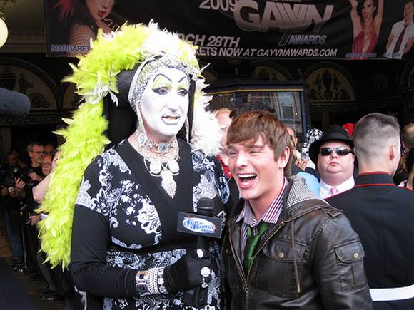 Brent Corrigan Sister Roman at Gayvn Awards 2009