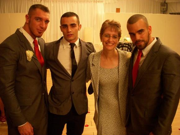 gay porn star Francesco DMacho and Damien Crosse wedding