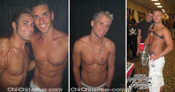 gay porn star Blake Riley Jeremy Bilding Cameron Marshall Bobby Clark at IML 2009