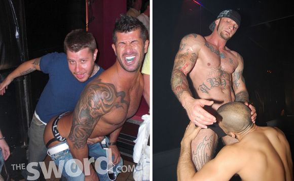 Ben Leon gay porn star Adam Killian Ricky Sinz at IML 2009