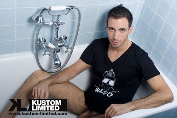 French Gay Porn Star Ludovic Canot in Kustom Limited Campaign