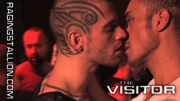 Raging Stallion Sci Fi gay porn The Visitor Logan McCree