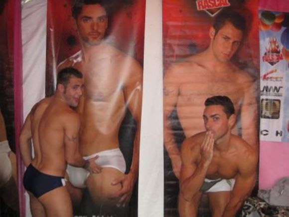 gay porn star Blake Riley Jeremy Bilding at Gay Pride