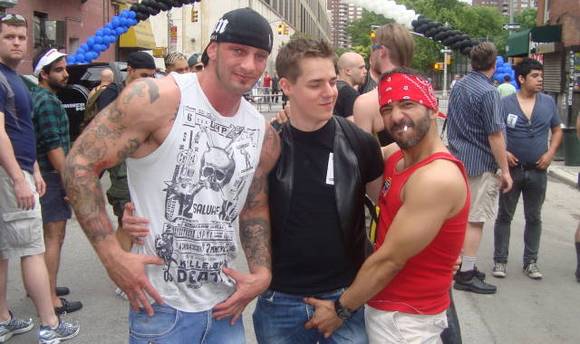Ricky Sinz and Masc Dude Writer at Folsom Street East 2009