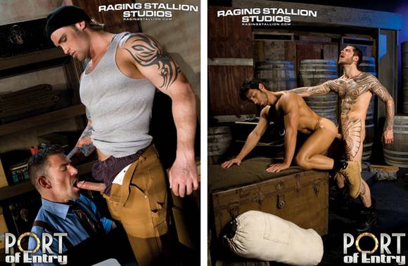 Raging Stallion Port of Entry gay sex