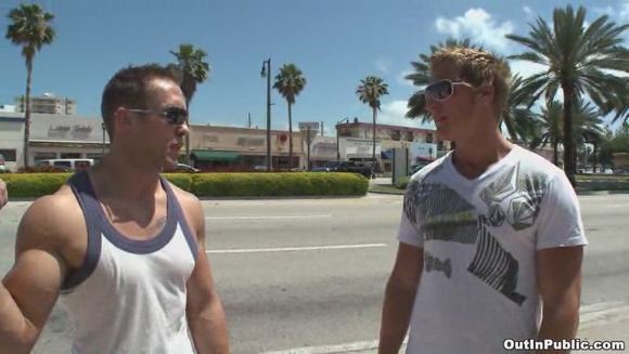 Gavin Waters Fucks Ryan Rockford Out In Public 4