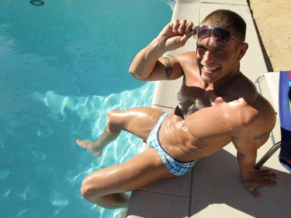 Randy Blue muscle porn model Bryce Tucker 1