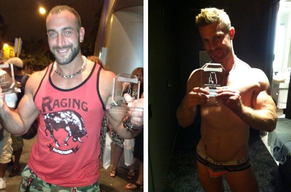 GRABBY AWARDS 2012 Gay Porn Stars Spencer Reed Landon Conrad