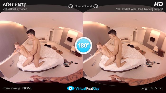 Martin Mazza And Josh Milk Shot “virtual Reality Gay Porn”