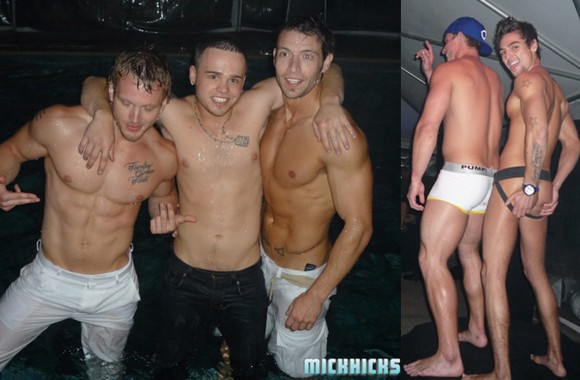 Naked On Party - Naked Gay Porn Stars at Next Door Studios Anniversary Party