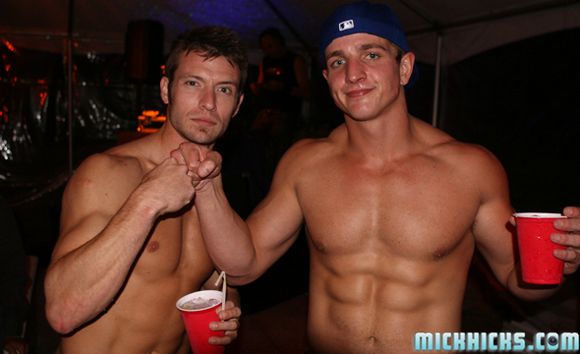 Naked Gay Porn Stars at Next Door Studios Anniversary Party