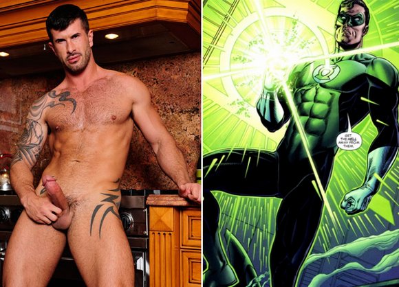 Gay Superhero Porn - Adam Killian To Play The Green Lantern And Fuck Nightwing