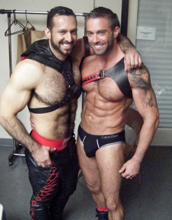 Adam Champ Leather Porn - More Behind The Scenes Pics of Adam Champ, Jessy Ares, Jake ...