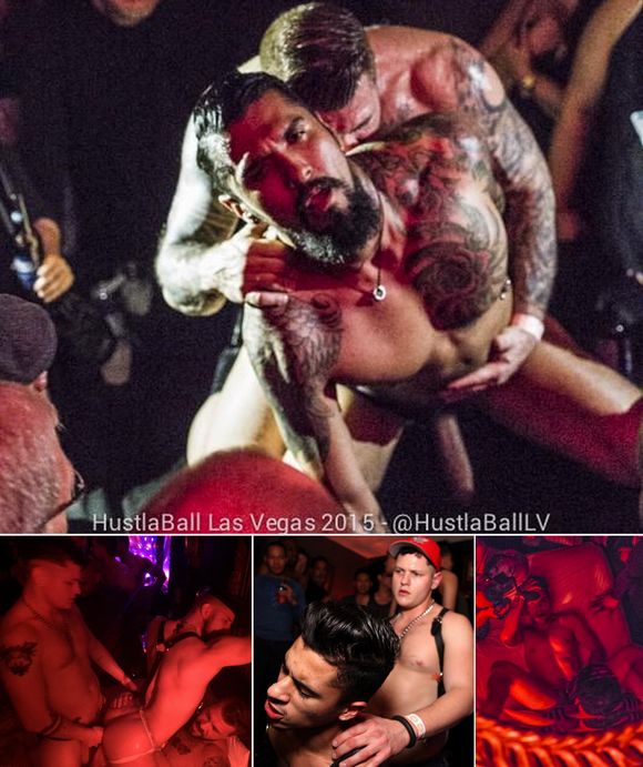 Bachelor Party Gay Sex - Gay Porn Stars Fucking at HustlaBall Las Vegas 2015 Pre-Party