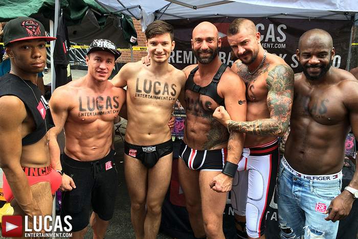 Lucas Ent Debuts Hot New Muscular Model At Folsom East