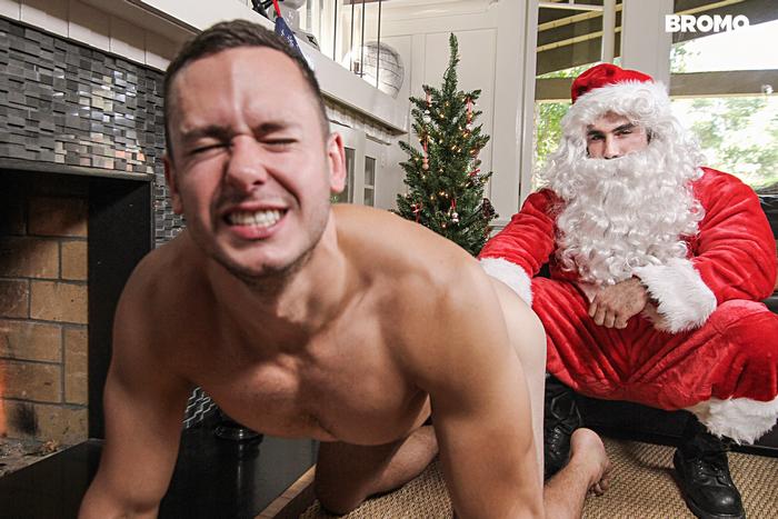 Gay Santa Porn - Santa Bred Me! Jaxton Wheeler Fucks Brenner Bolton Raw