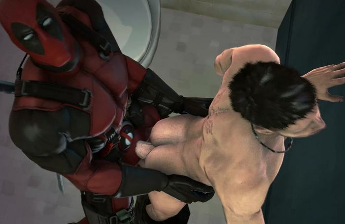 Deadpool X Men Porn - Deadpool Fucks Dante in Hot Animated Gay Porn Video