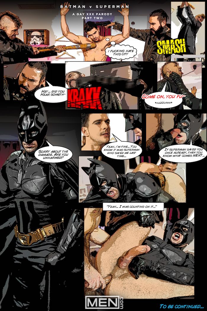 Bisexual Porn Parody Batman - Paddy O'Brian, Trenton Ducati, Allen King & Massimo Piano in ...