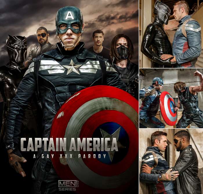 Black Iron Man Porn - Captain America: A Gay XXX Parody Starring Alex Mecum, Paddy ...