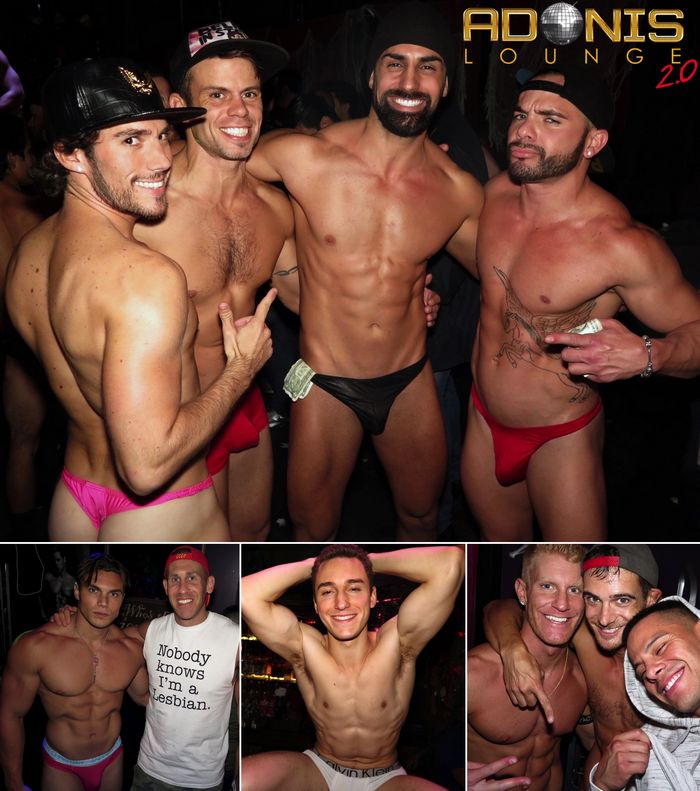 Gay Stripper Porn - Hot Male Strippers and Gay Porn Stars at Adonis Lounge New ...