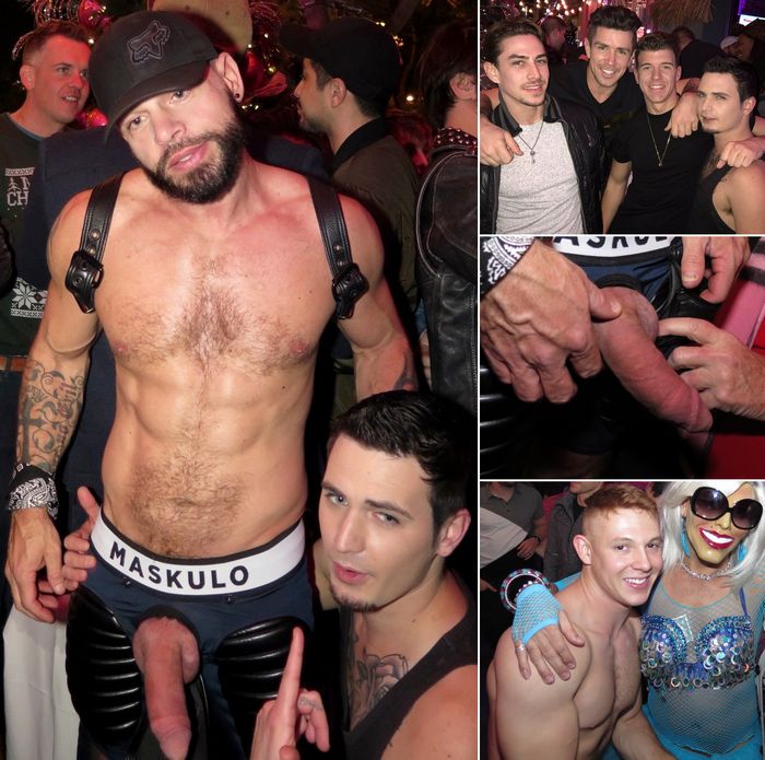 Love Gay Porn - Tex Davidson and Gay Porn Stars at HustlaBall Las Vegas Pre ...