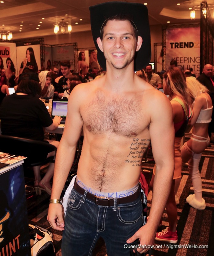 Hottest Straight Male Porn Stars - Straight Male Porn Stars and Hot Guys at AVN Expo 2017