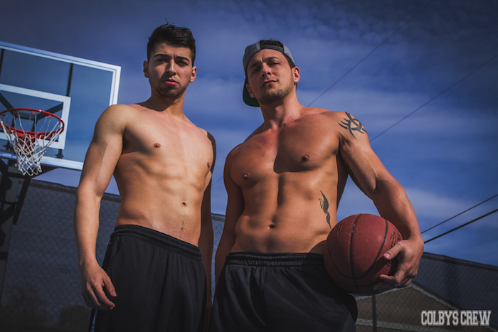700px x 467px - Basketball-Theme Gay Porn with Joey D & Brett Dylan