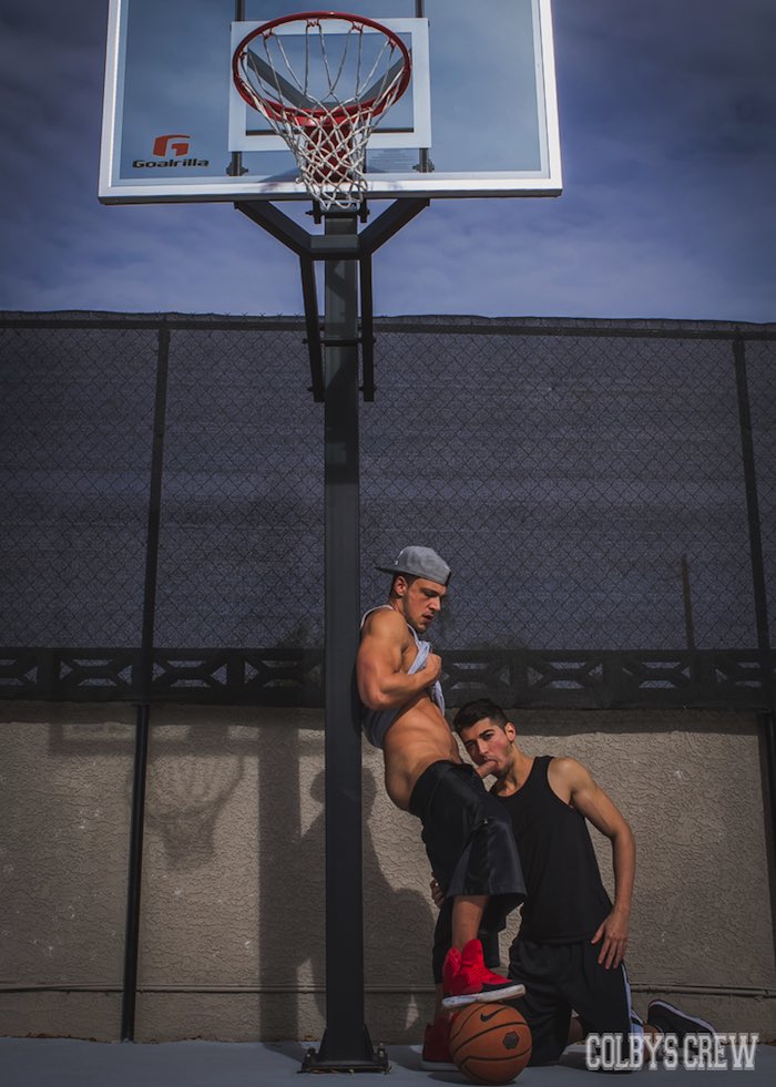Ball Gay Porn - Basketball-Theme Gay Porn with Joey D & Brett Dylan