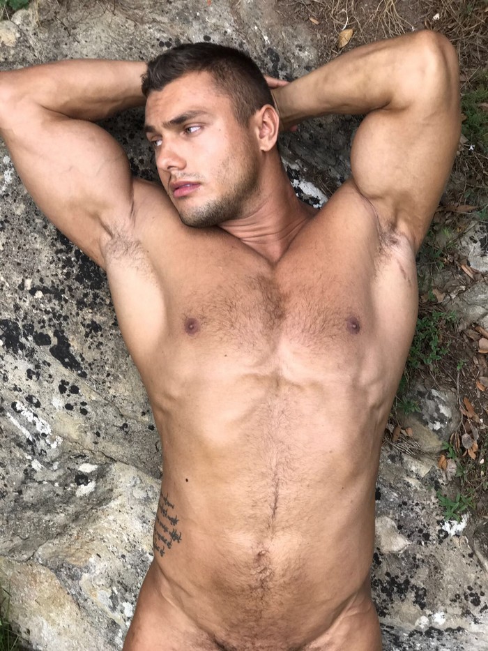 Czech Bodybuilder - Brock Magnus: Hot New Bodybuilder Gay Porn Star from Czech Republic  Shooting His First Scene with Lucas Ent.