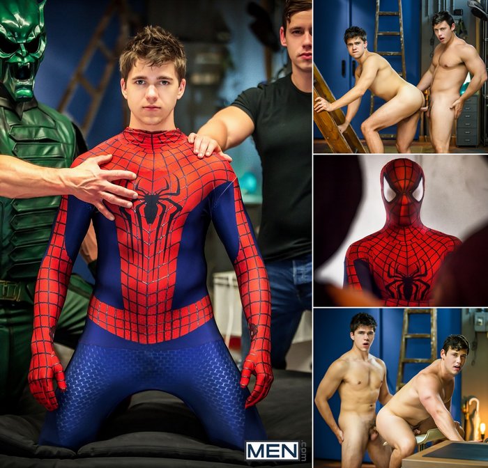 700px x 672px - Will Braun and Tobias Flip-Fuck in Spider-Man: A Gay XXX ...