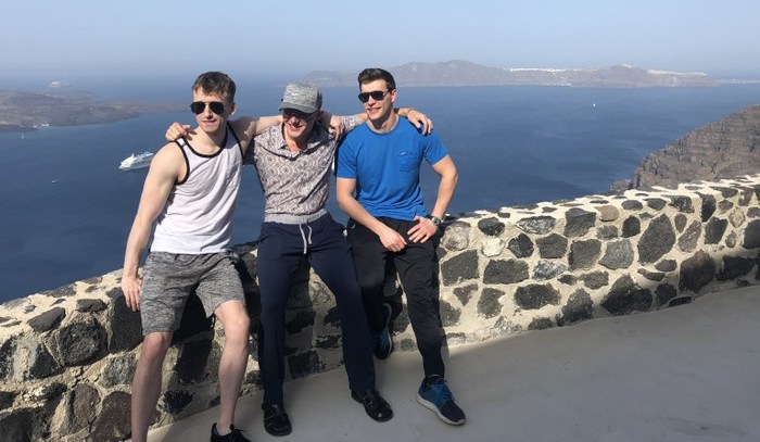Greek Island Porn - GayHoopla Shot Gay Porn on A Greek Island of Santorini with ...