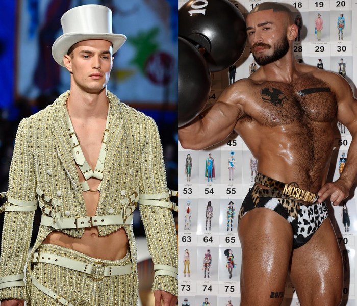 Fashion - Gay Porn Stars Hoyt Kogan and Francois Sagat at Moschino's ...