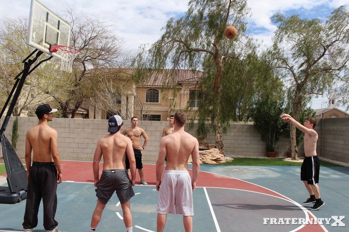 Queer Porn Basket Ball - Axel Kane, Brandon Evans & Frat Bros Gang-Fuck A Loser Who ...