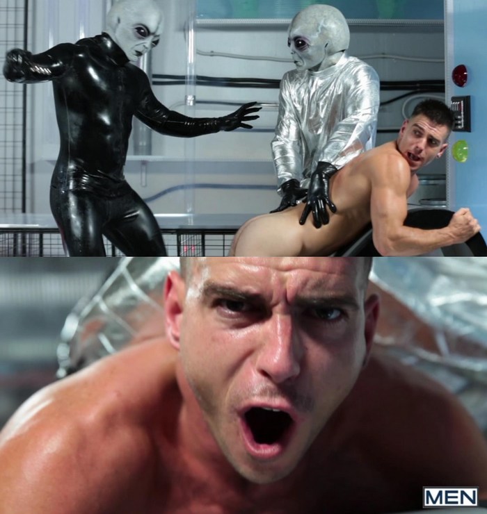 Alien Anal - Gay Porn Star Paddy O'Brian Gets Anal Probed By Two Horny ...