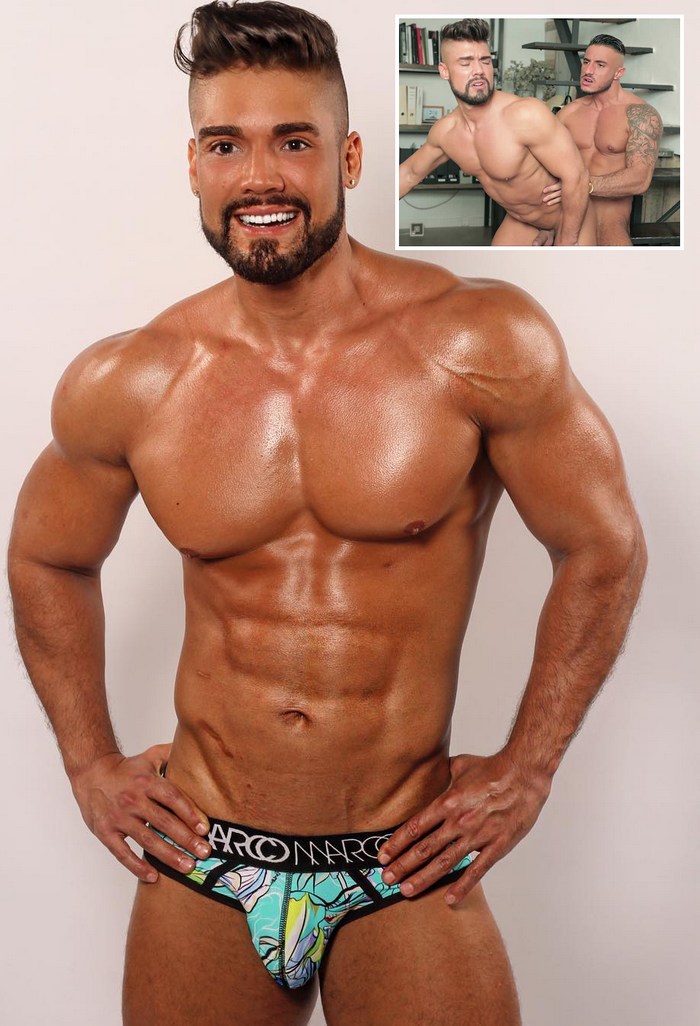 Muscle Gay Porn Model - Hot Muscle Hunk Dann Grey Makes Gay Porn Debut On Menatplay ...
