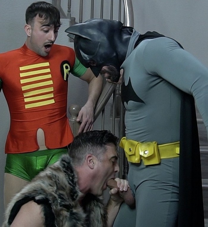Batman Fucking - Batman Fucks Robin Bareback Starring Gay Porn Stars Ricky ...