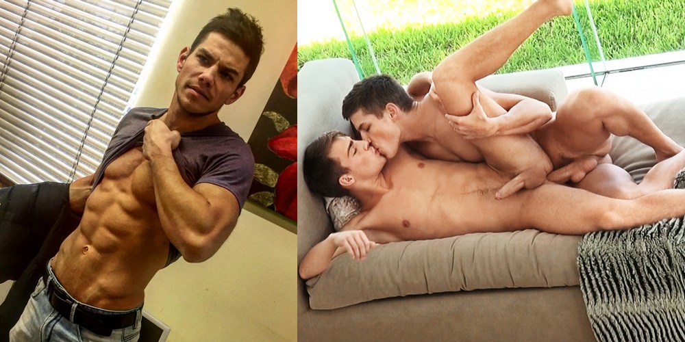 BelAmi Gay Porn Star Adam Archuleta Blows Huge Load After Fucking Cute