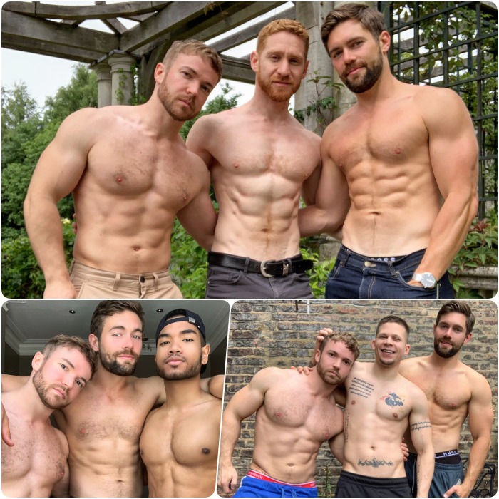 Griffin Porn - Gabriel Cross & Griffin Barrows Have Sex With Hot Gay Porn ...