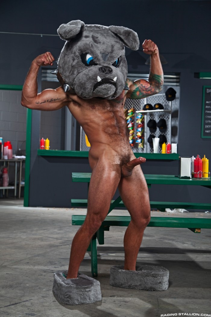 Gay Animal Costume Porn - Jessie Colter Sucks Drake Masters In Furry Team Mascot Costume And Fucks  Him Bareback In OUTTA THE PARK!