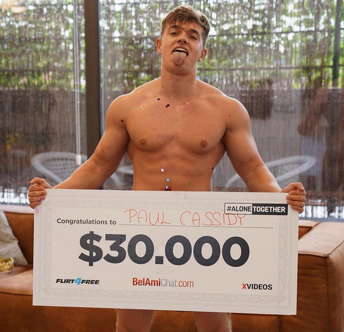 Alone Boy Porn - Muscular Gay Porn Star Paul Cassidy Won First Place In BelAmi's Adult  Reality Show Alone Together